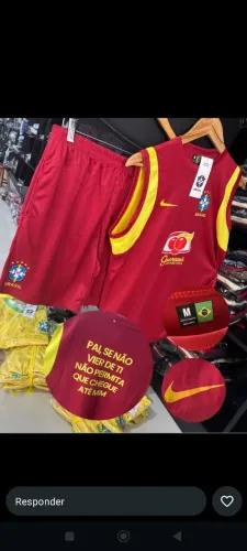 conjuntos dry fit seleçao brasileira atacado e varejo 