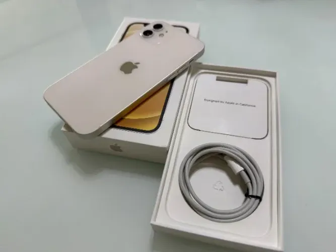 Iphone 12 Branco 64 Gb Impecável