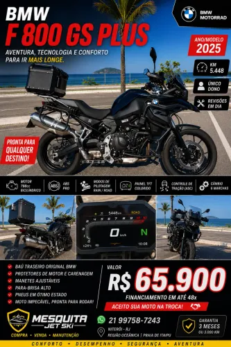 BMW F 800 GS Plus 2025 ? apenas 5.448 km!