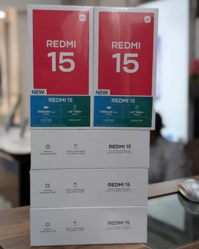 Novo Celular Redmi 15 4G 256/08- Preto Roxo Prata Entregamos Grátis