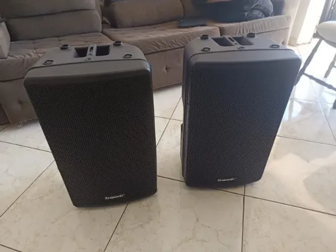 Par de caixas de som Ativas Ecopower15" 350w RMS