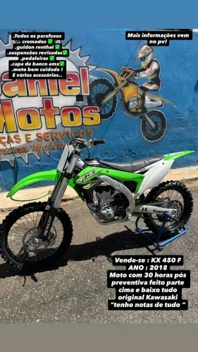 Vende-se KX450F 2018