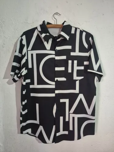 Camisa Romwe Men Shein