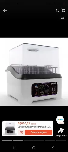 Máquina de lavar vasilhas portátil 