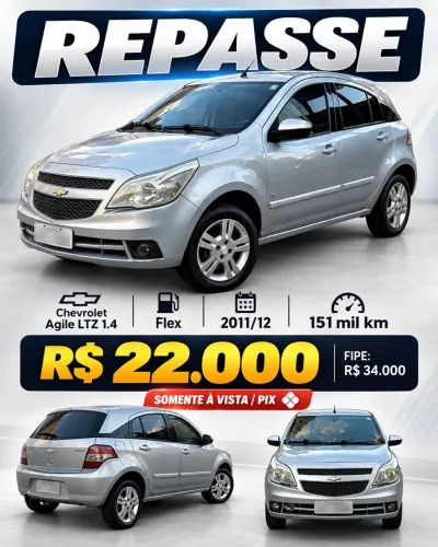 Chevrolet Agile LTZ 1.4 MPFI 8V Flexpower 5P 2012