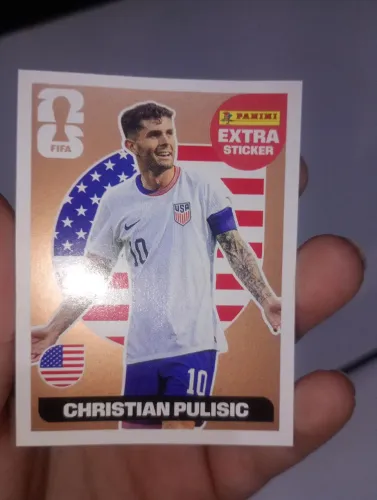 Figurinha legend da copa do mundo Christian Pulisic bronze