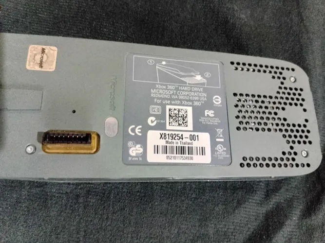 Hd original xbox 360 fat 60gbs ainda selo Microsoft