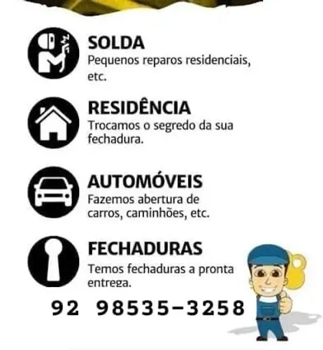Chaveiro aberturas de carros caminhões, portas