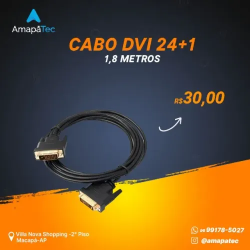 Cabo DVI 1,8metros