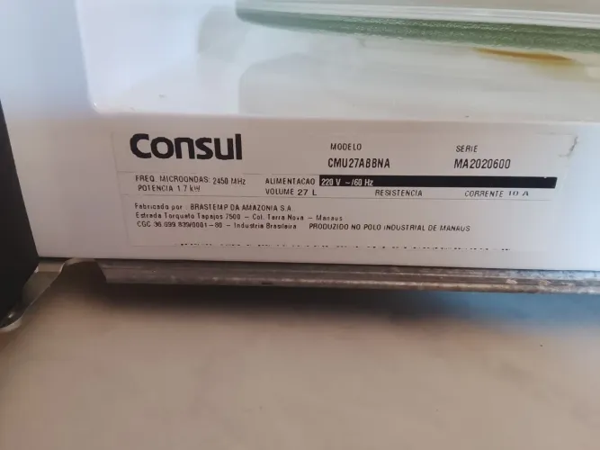 Microondas zerado Consul 