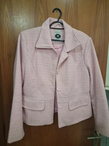 Blazer feminino rosa Renner (Bluesteel), de lã, tamanho M