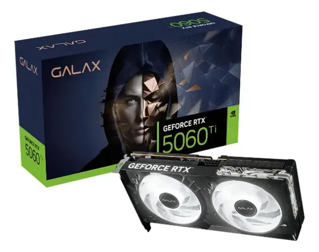 Placa De Vídeo Galax Geforce Rtx 5060 Ti 8gb Gddr7 1-click Oc