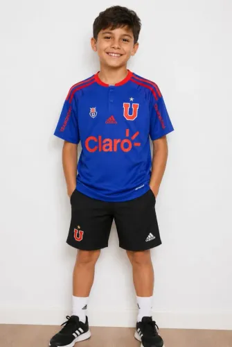 Camisa UniverCidade Chile 2015/2016 Adidas Original Azul 13 - 14 anos 