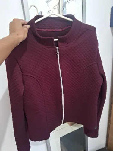 Jaqueta vinho feminino