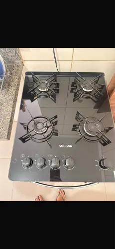 Fogão 4 bocas acendimento automático