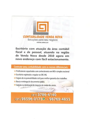 Contabilidade Venda Nova