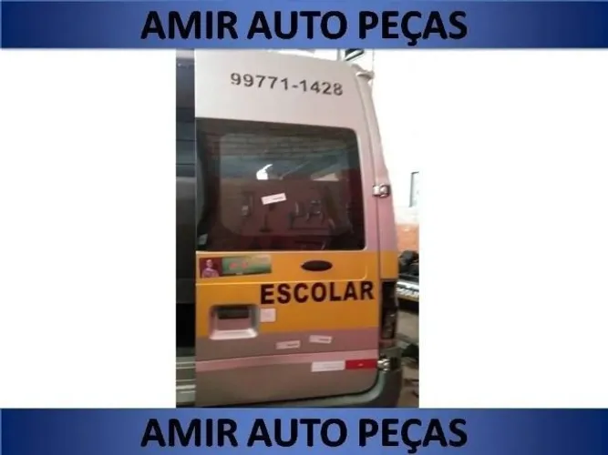 Porta Traseira L D Ford Transit Passageiro 2009 Até 2013
