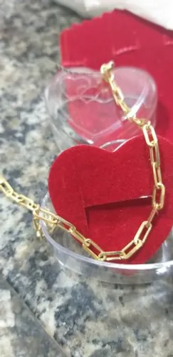 SP Promoção linda pulseira banhada a ouro 18k nova