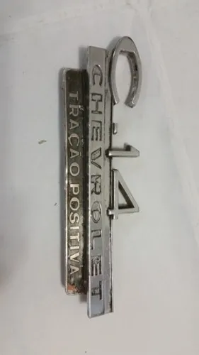 emblema chevrolet c14 tração positiva usado original