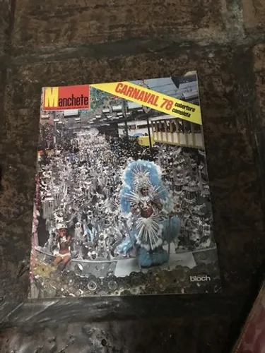 Ítem colecionável-Revistas Antigas Manchete Edição Carnaval