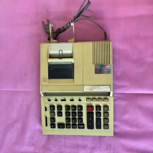 Calculadora Eletrônica Antiga Sharp CS-4164