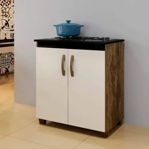 Balcao Cooktop Fox Master 4Bcs c Tampo Ipe.Off White Até 12x - Frete Grátis