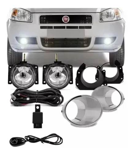 Kit Farol de Milha Palio 2008 / 2009 - ShockLight - 090710U