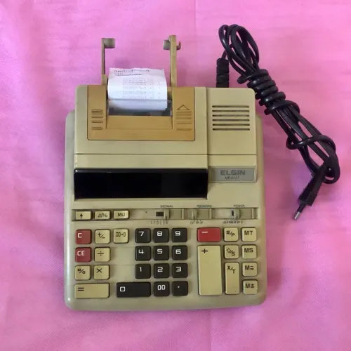 Calculadora Eletrônica Antiga Elgin MB-6121