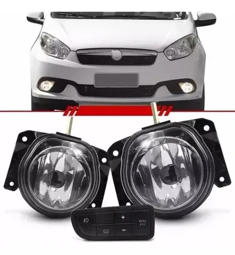 Kit Farol Milha Neblina Fiat Grand Siena 2012 2013 2014