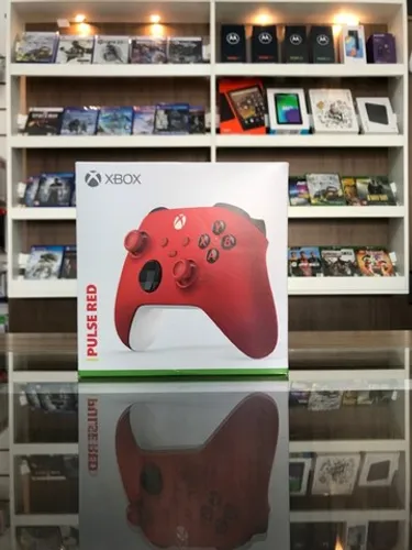 Controle Xbox Pulse Red Original | Loja Física | Em Até 12x Sem Juros al