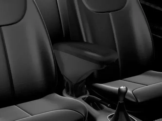 Apoio de Braço Volkswagen Gol G5 G6 G7 G8 - NAT - Preto