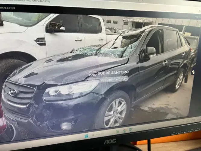Sucata Hyundai Santa Fe 3.5 V6 2012 4X4 - Vendida em Peças