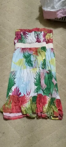 2 vestidos Infantil 8 anos-Floridos!!!