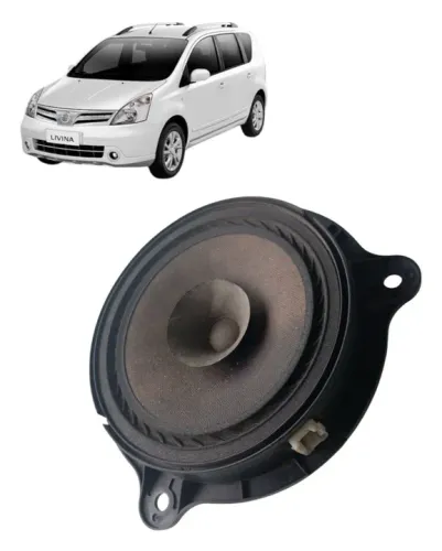 Par de alto falante Porta Nissan Livina 2013/14.