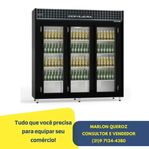 Cervejeira 3 Portas Polo Frio Nova 220v
