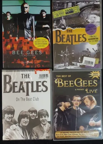 DVDs de rock, várias bandas preços a combinar partindo de R$20,00