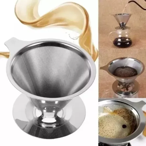 coador filtro de café inox 10x11x12cm 5646 wellmix