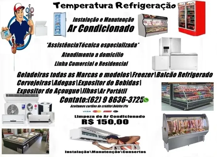 Faça seu orçamento[Consertos\Manutenção]Geladeiras,Freezer,Ar Condicionado e outros