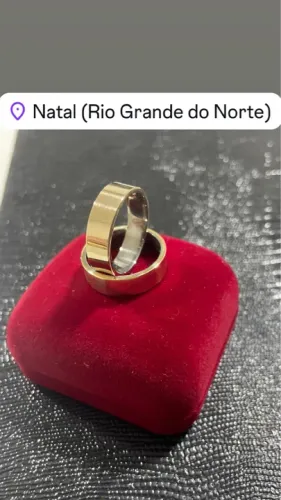 Par Alianças 100% Moeda Antiga (Pronta Entrega)