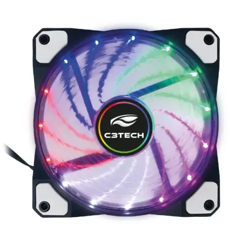 Cooler Fan 120mm C3Tech F9-L110M Led Multilcores *Molex - WZetta