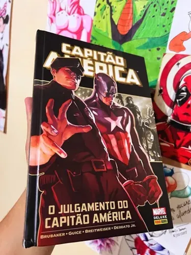 O julgamento do Capitão América deluxe Marvel