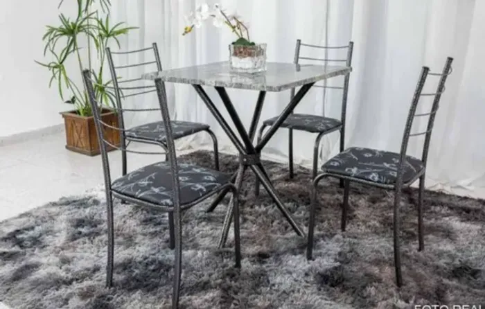 Conjunto de mesa 4 cadeiras LIQUIDAÇÃO 