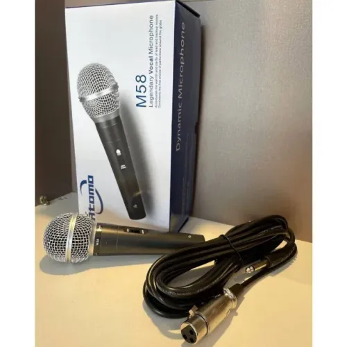 Microfone novo com fio