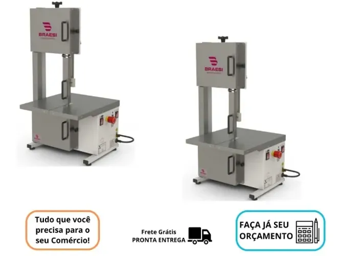 Serra Fita Braesi Industrial Inox 110/220V