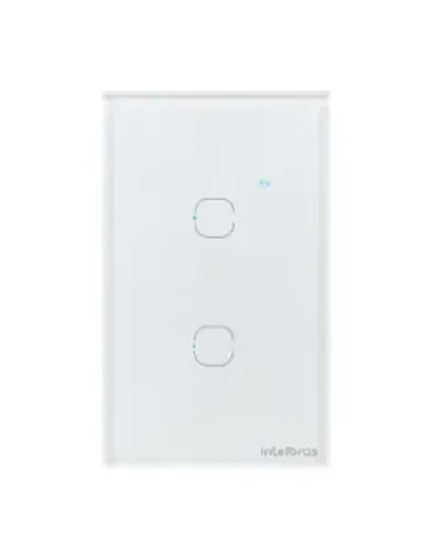Interruptor Inteligente Touch Wi-Fi (2) Teclas Intelbras EWS 1002 - Parcelamos sem Juros