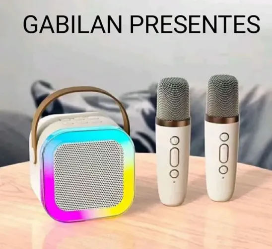 caixa com ótimo som Bluetooth e karaoke 