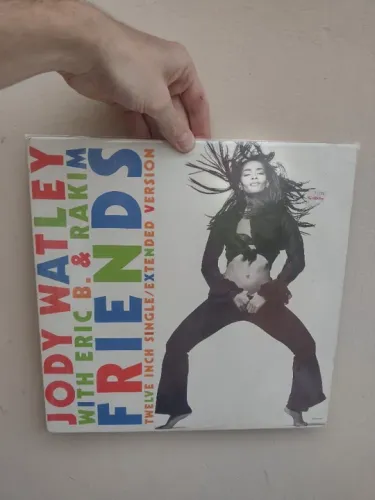 Vinil LP Jody Watley With Eric B. & Rakim - Friends - New Jack Swing R&B Importado Single