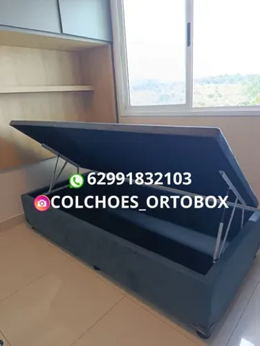 Box baú solteirão tamanho 108 de largua e 198 de cumprimento