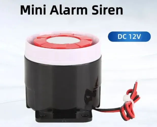 Mini sirene de alarme 120DB alto-decibels segurança buzina alarme campainha COD-AM593