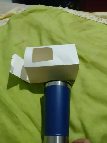 Copo térmico na cor azul 